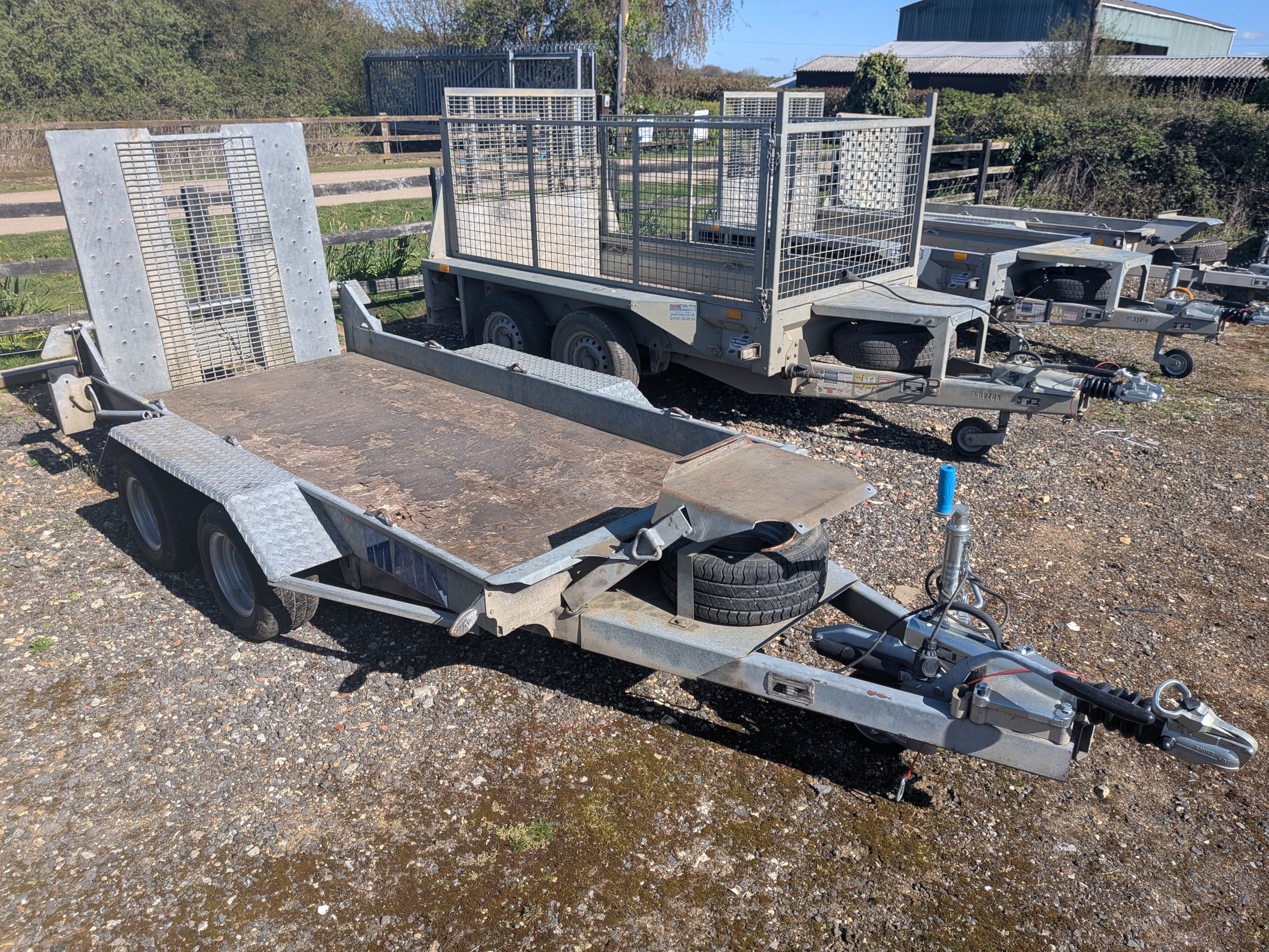 2007 - Ifor Williams GH94 Plant Trailer – Blains Trailers & Tyres