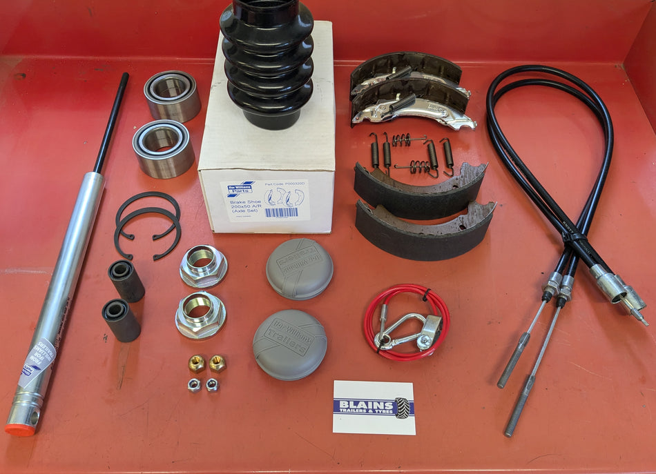 Brake & Bearings Service Kit - Ifor Williams Single Axle