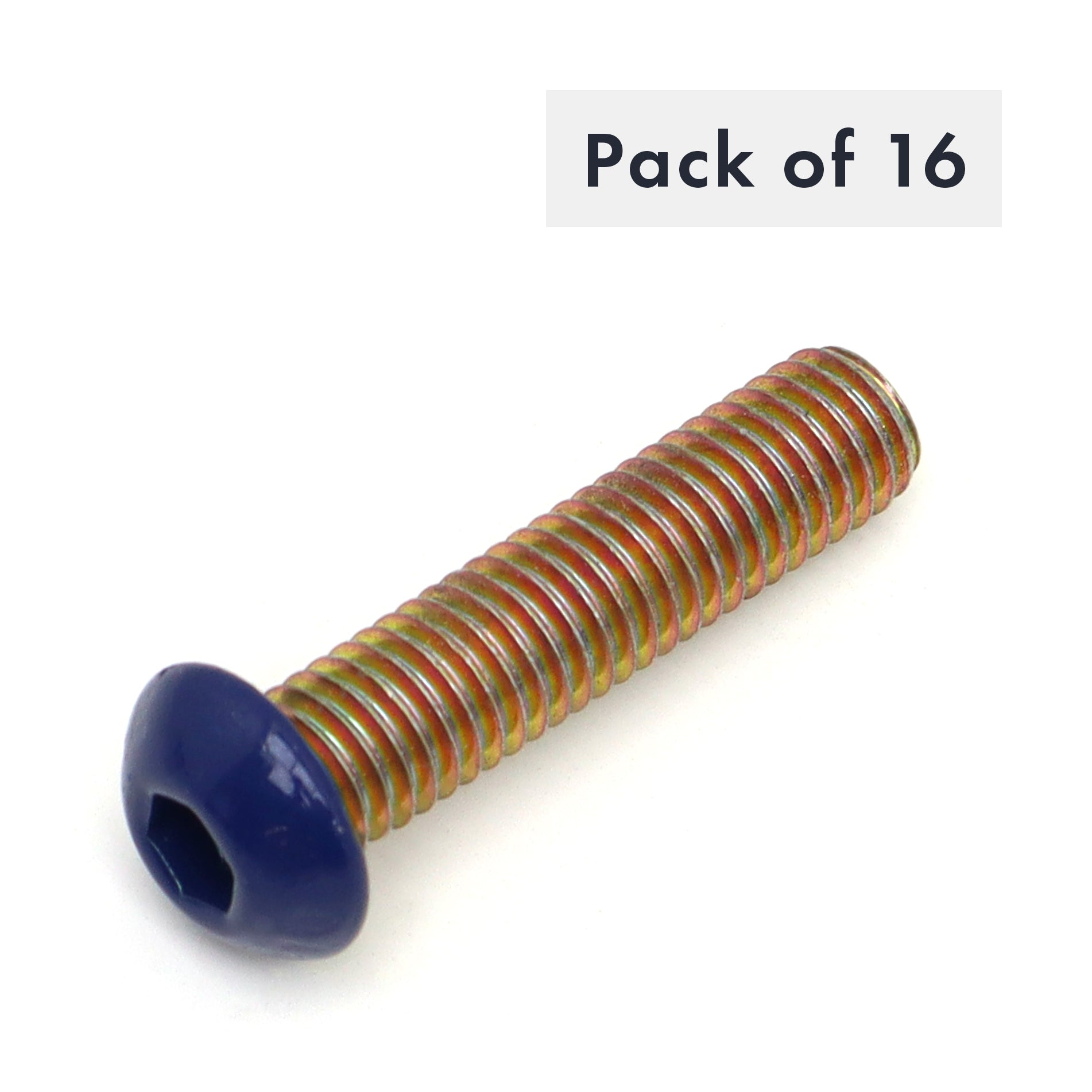 F0932ZPK-06A - Breast Bar Socket Head Screw (Blue)