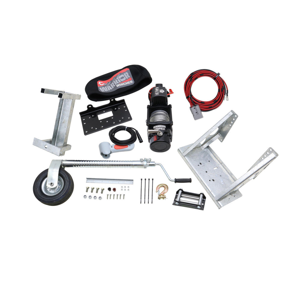 KX6171 - Flatbed Winch, Bracket & Powerlead Kit